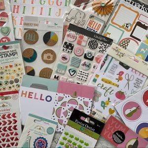 HUGE Scrapbook & Stamping Embellishment Lot NEW